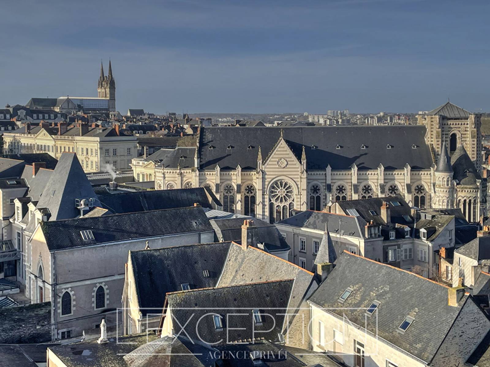 Appartement avec vue imprenable sur le Jardin du Mail et la Cathédrale